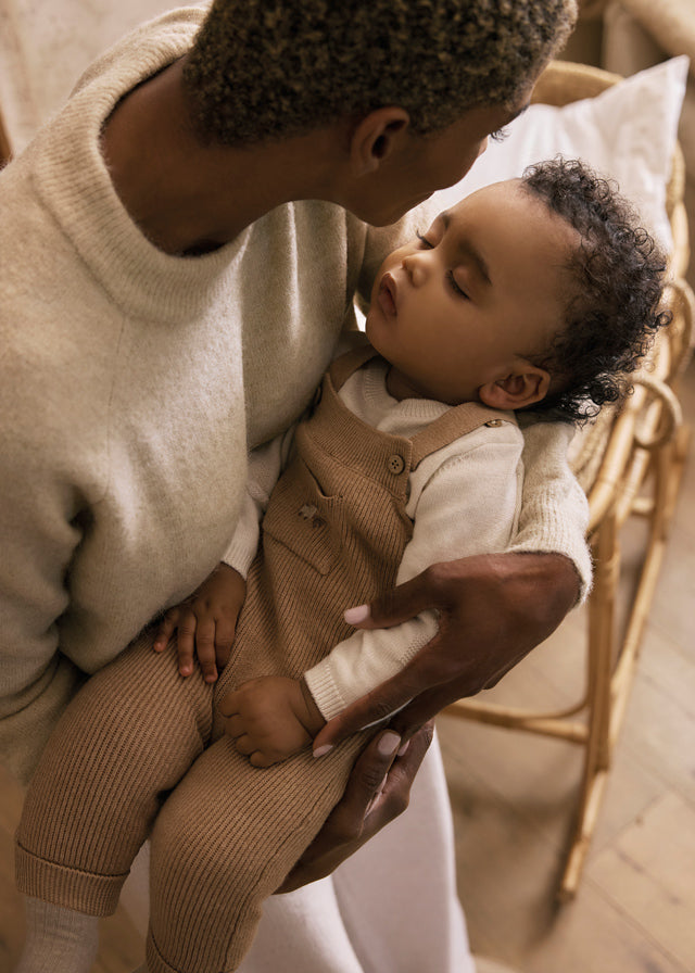 Toffee Overall Two Piece Set