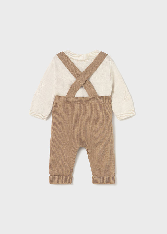Toffee Overall Two Piece Set