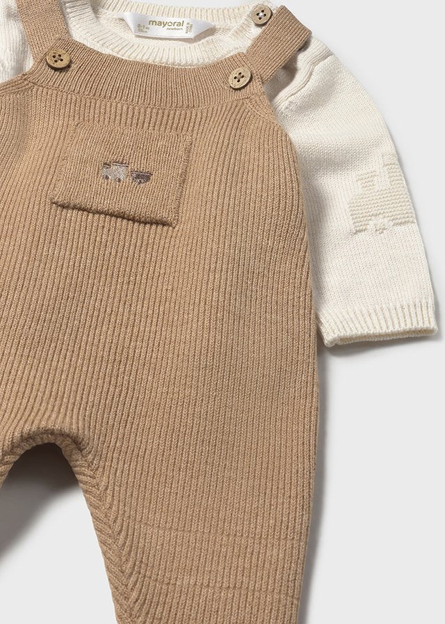 Toffee Overall Two Piece Set