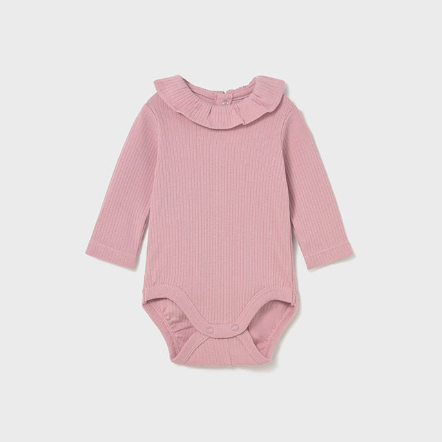 Orchid Ruffle Collar Bodysuit