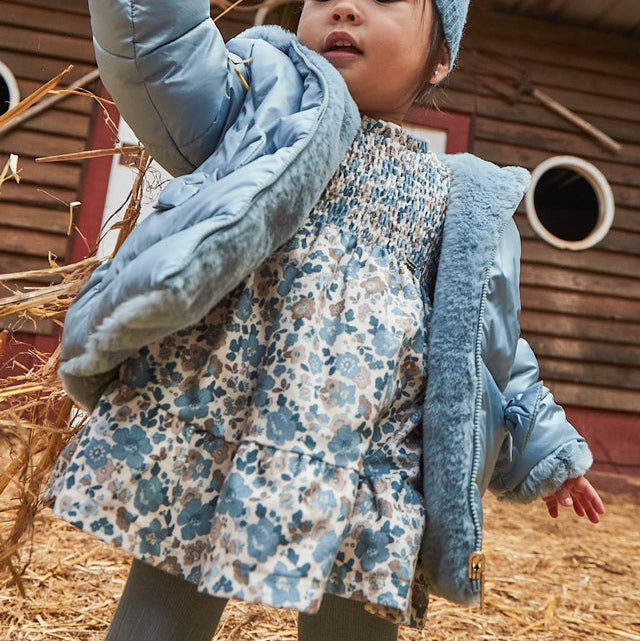 Blue Bell Velvet Dress