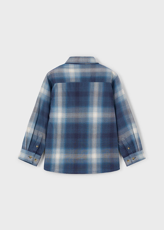 Navy Plaid Shirt