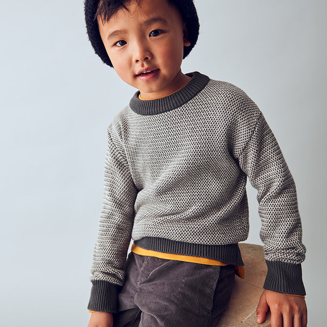 Slate Textured Sweater