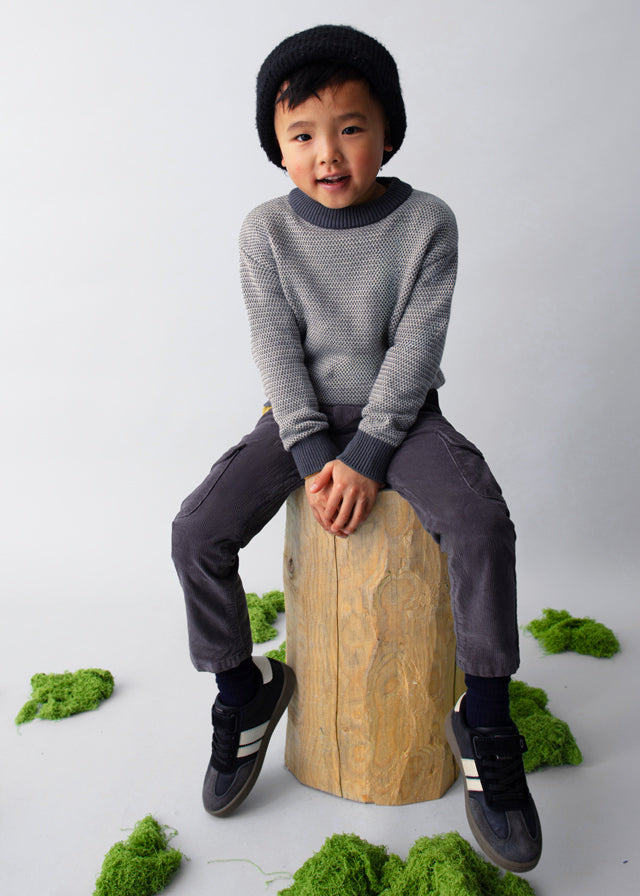 Slate Textured Sweater