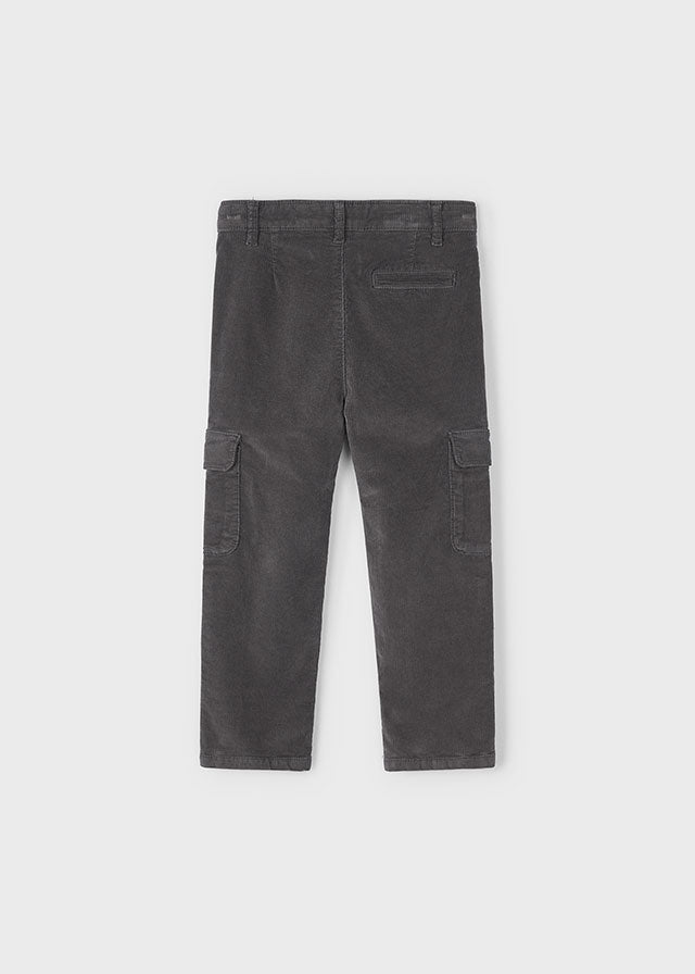 Slate Corduroy Cargo Pants