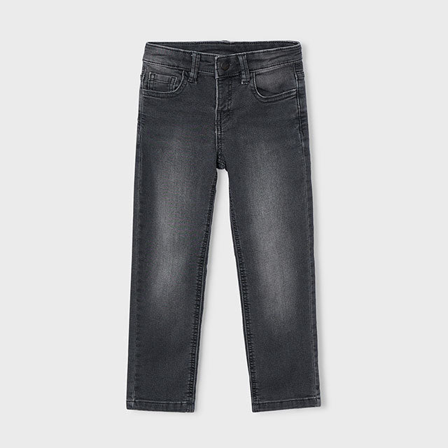 Dark Grey Denim Skinny Jeans