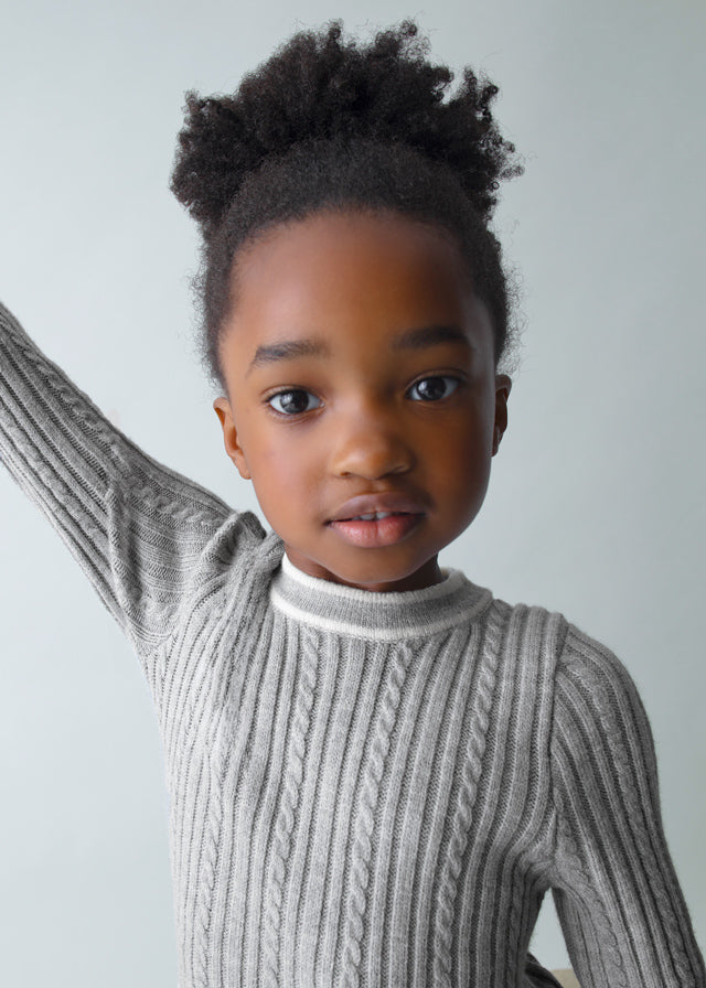 Ribbed Knit Sweater Dress