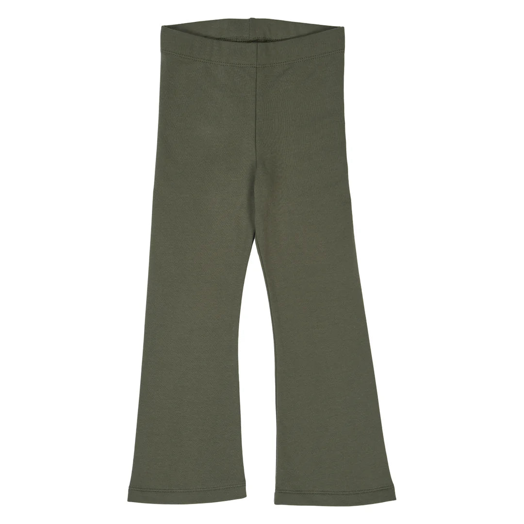 Deep Green Cozy Me Flare Pants
