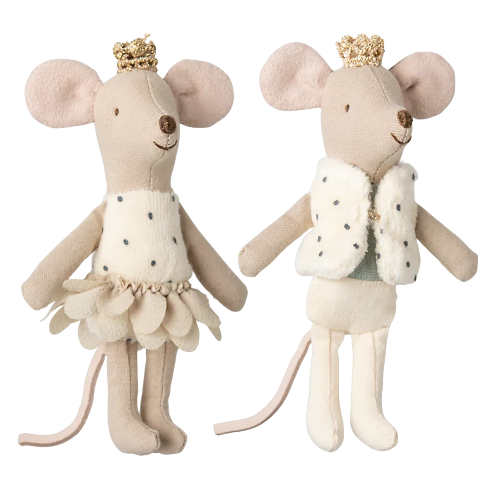 Royal Twin Mice | Little Sister & Brother in Matchbox