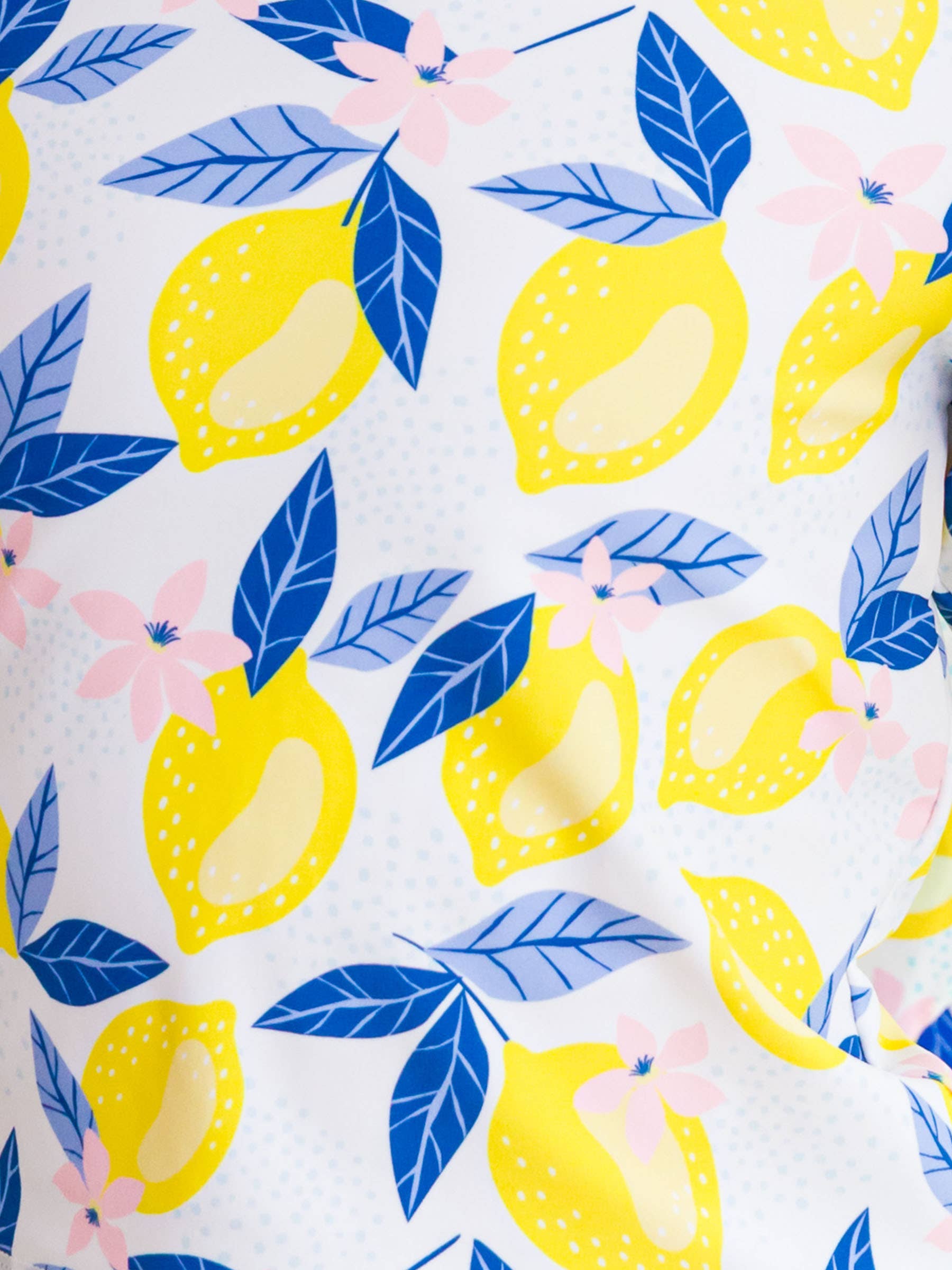 Boys Lemon Capri Swim Trunks