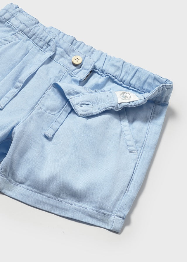 Sky Linen Shorts