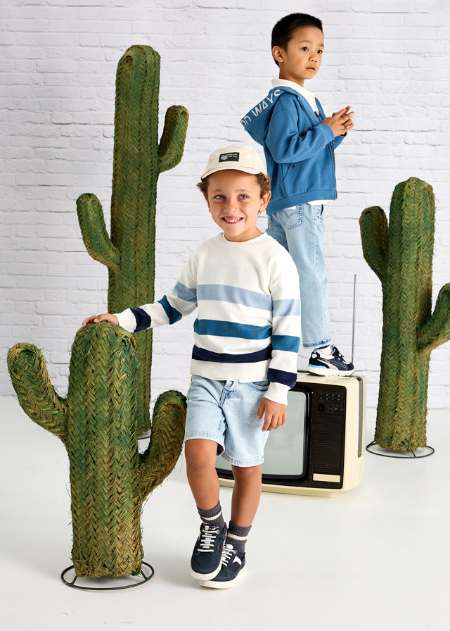 Blue Stripes Sweater