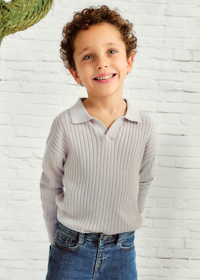 Polo Collar Sweater