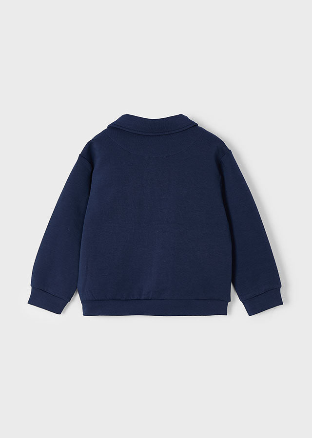 Navy Zip-up Sweatshirt