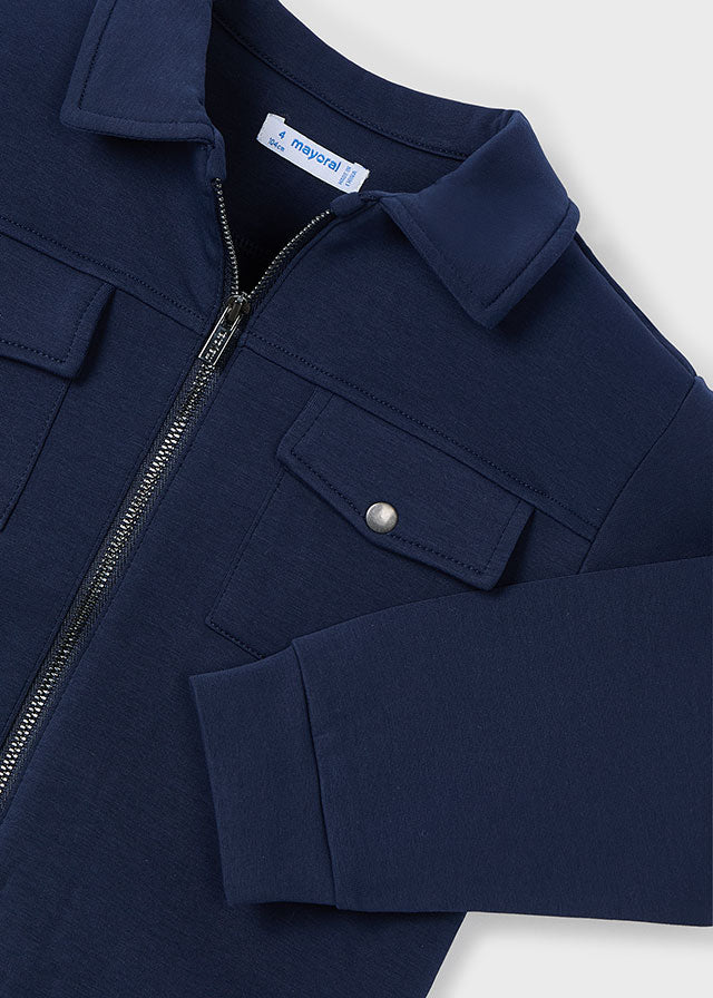 Navy Zip-up Sweatshirt