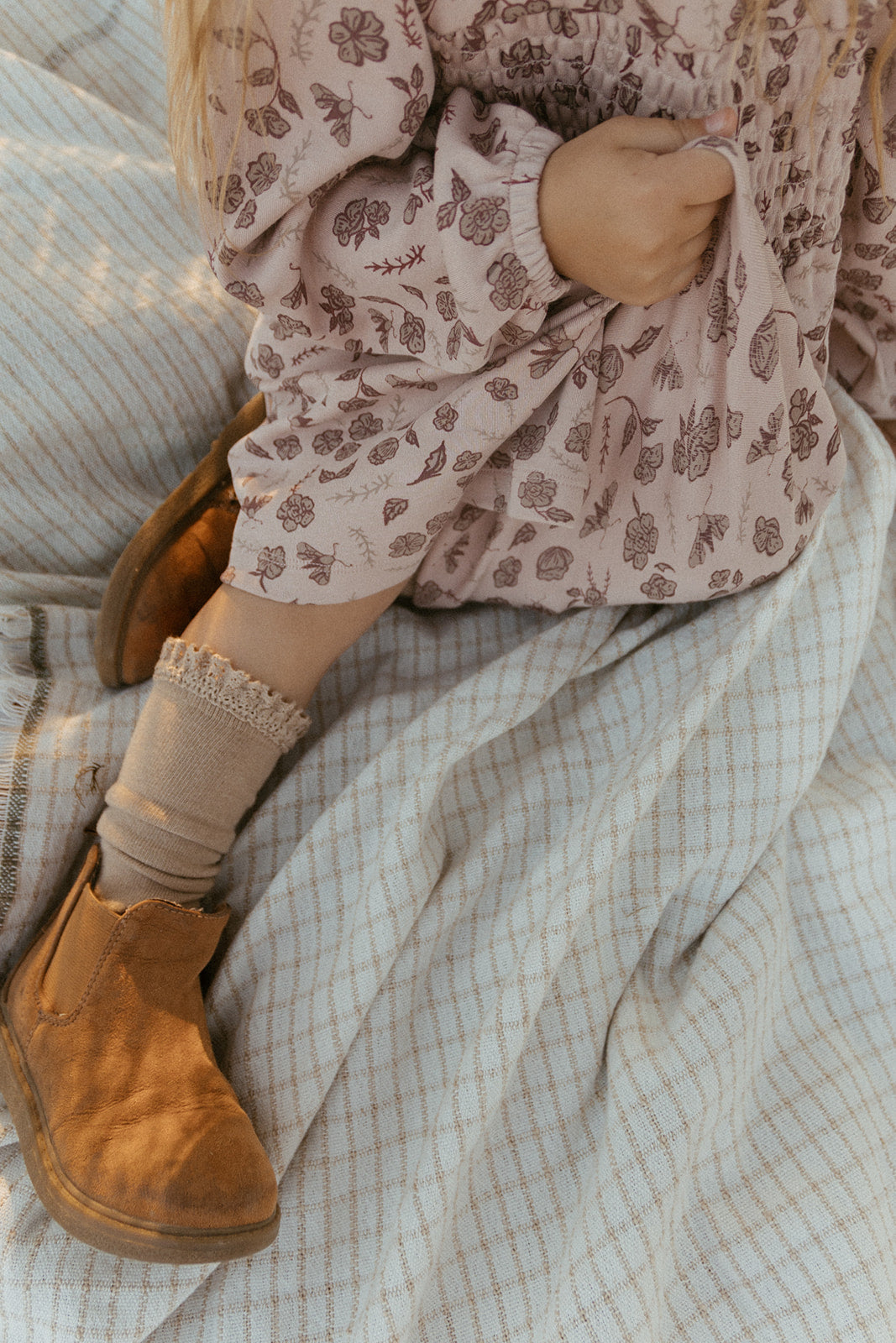 Organic Smocked Sundress - Mystic Floral