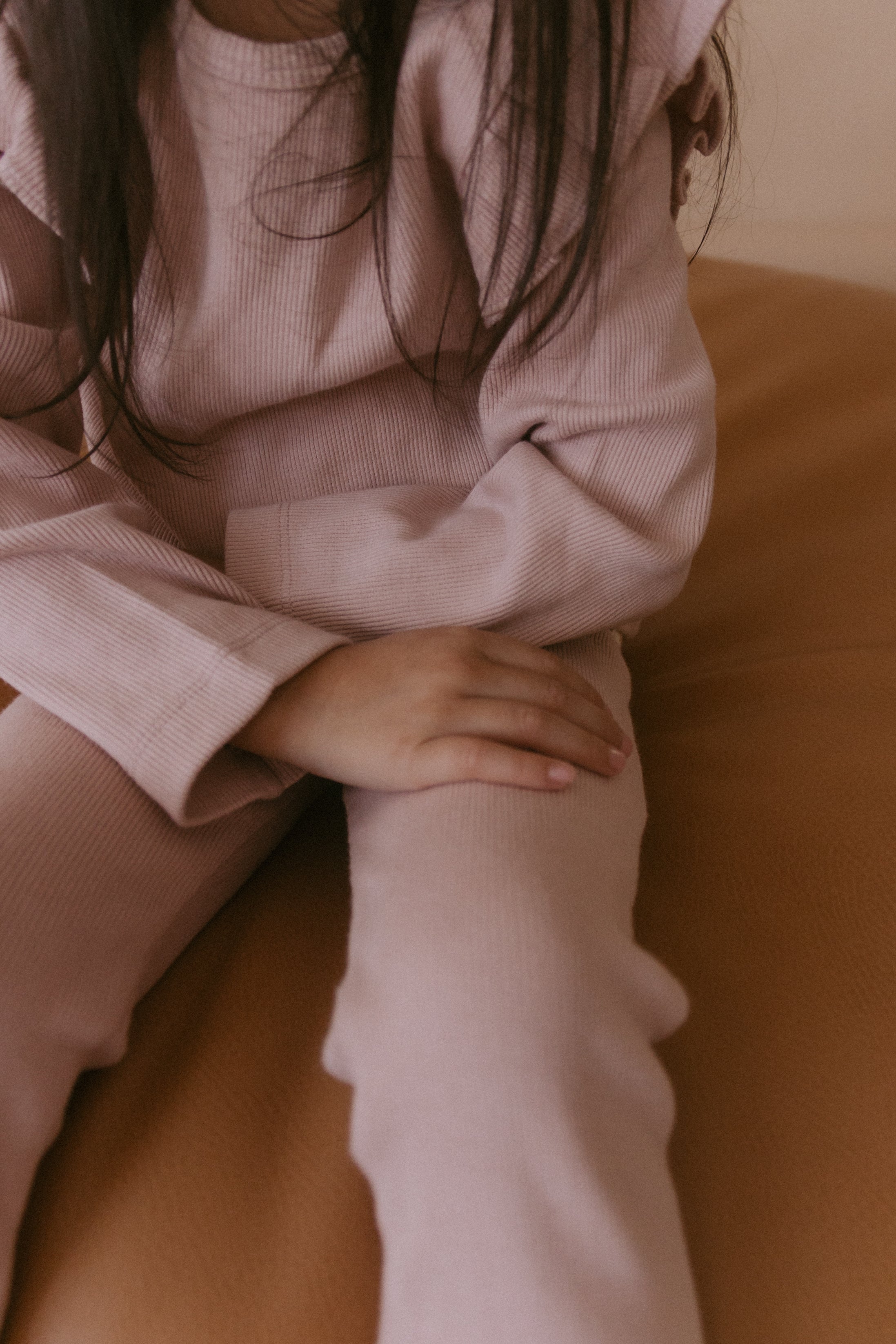 Organic Leggings - Dusty Rose