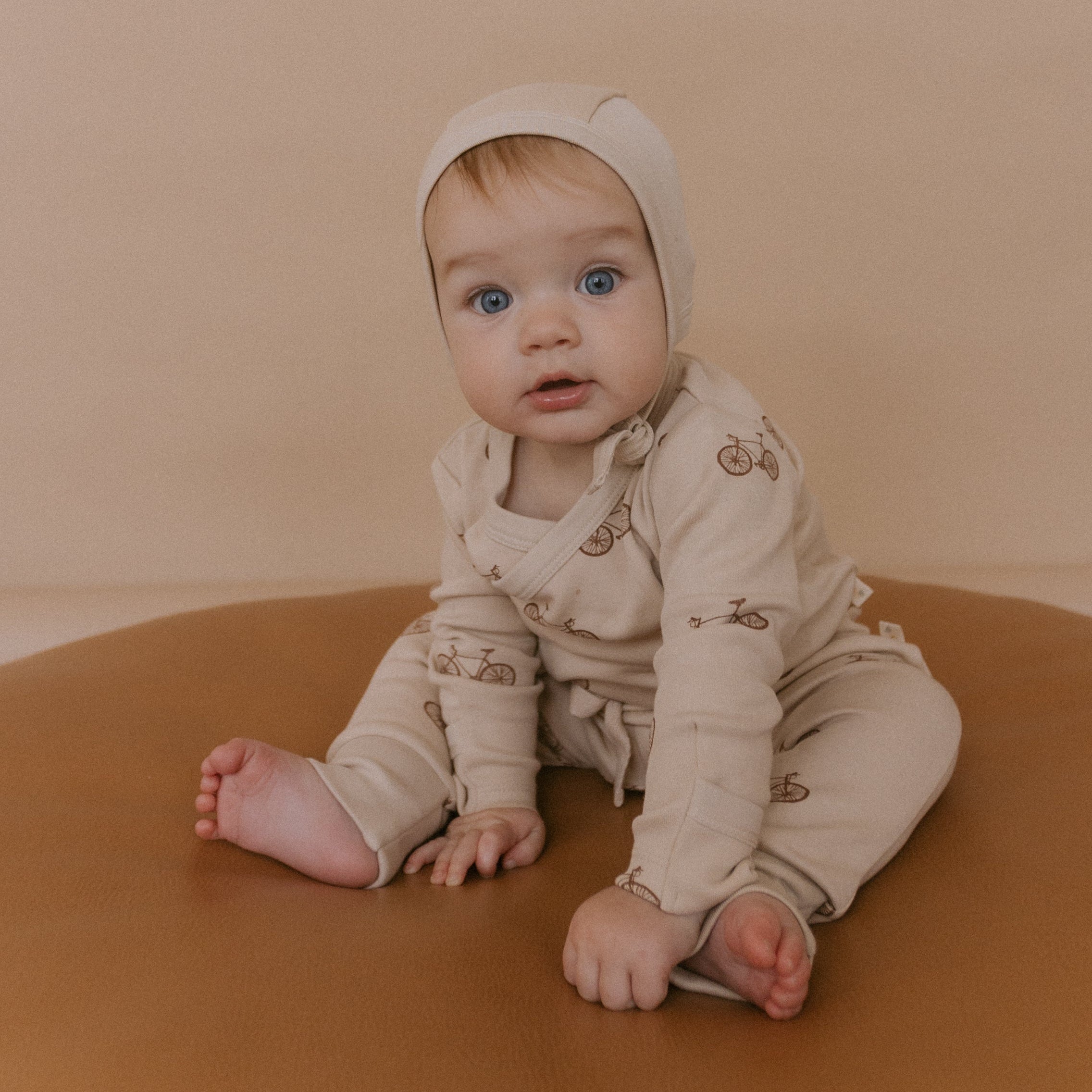 Organic Kimono Onesie & Pant Set - Bicycle