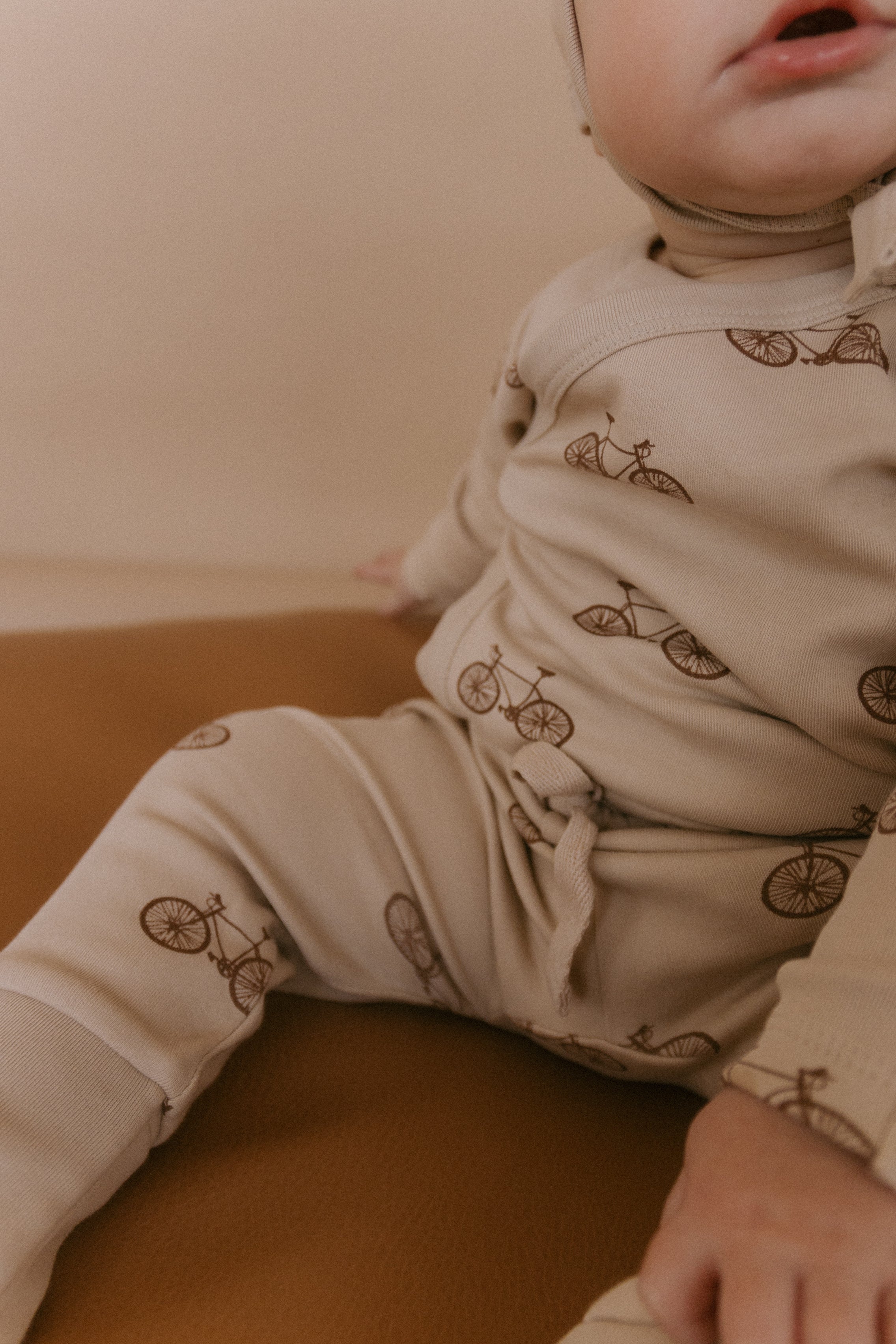 Organic Kimono Onesie & Pant Set - Bicycle