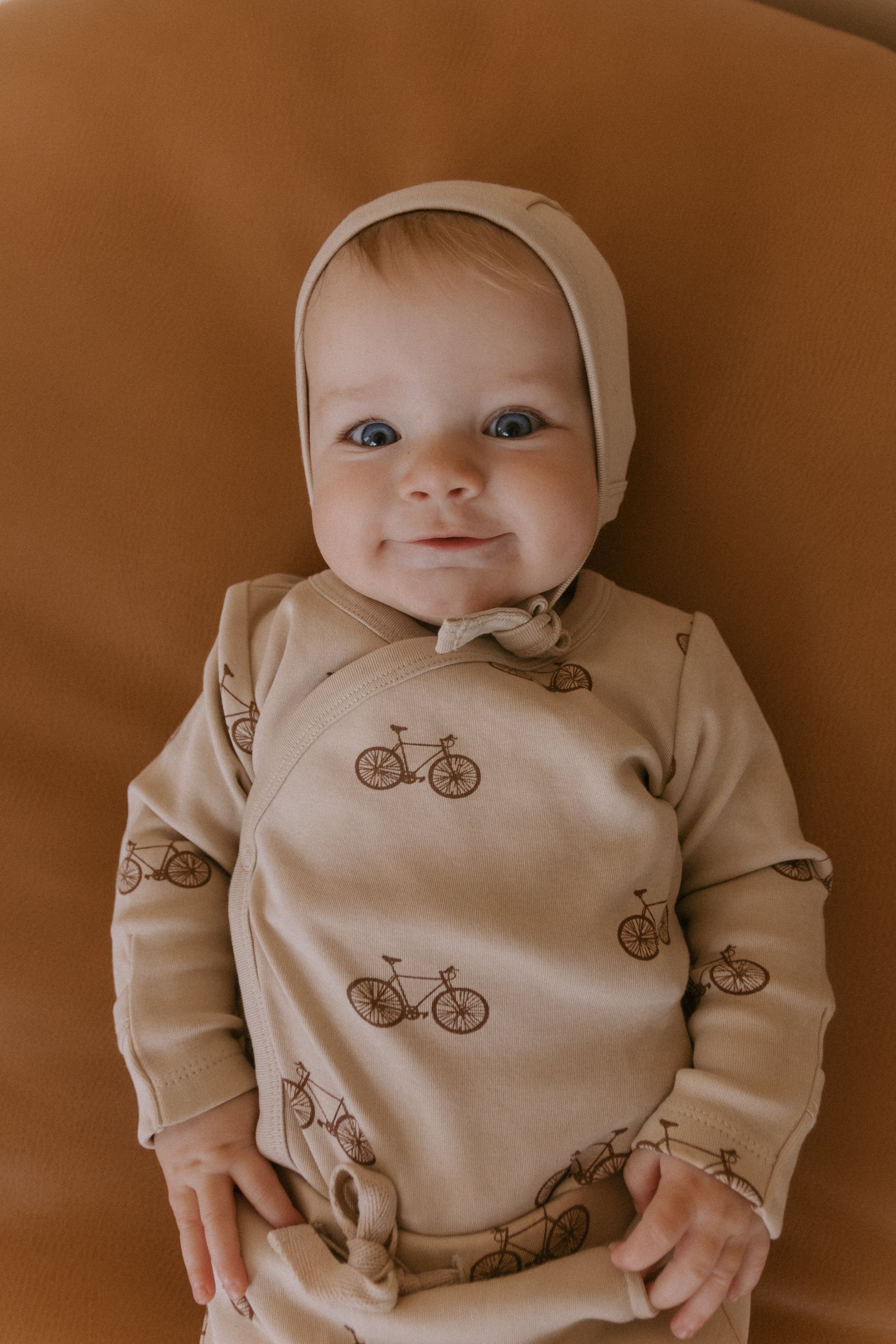 Organic Kimono Onesie & Pant Set - Bicycle