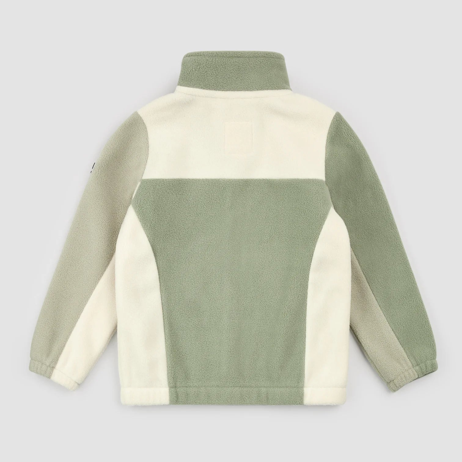 Sage Color Block Fleece Jacket