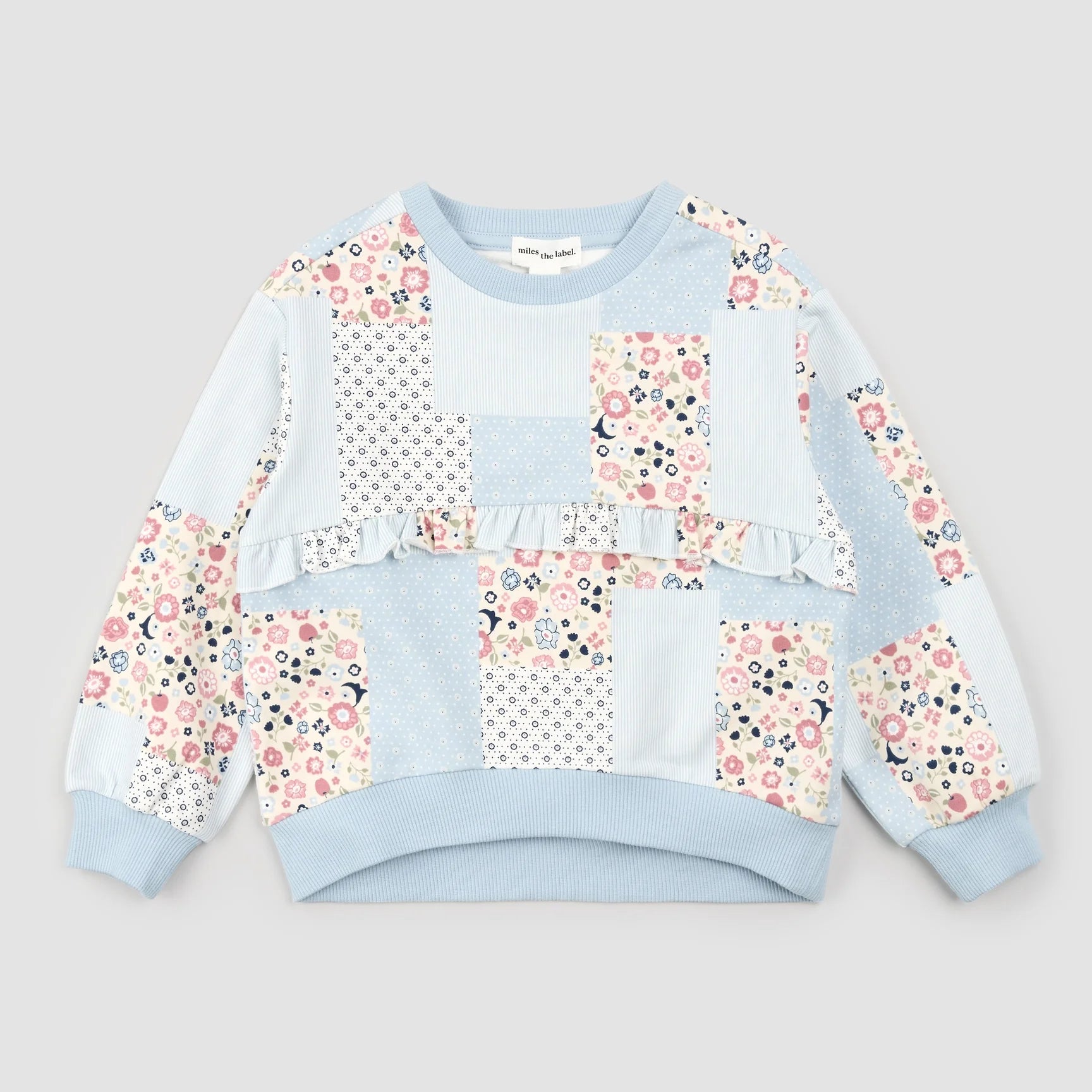 Floral Patchwork Sweatshirt & Leggings (2 piece set)