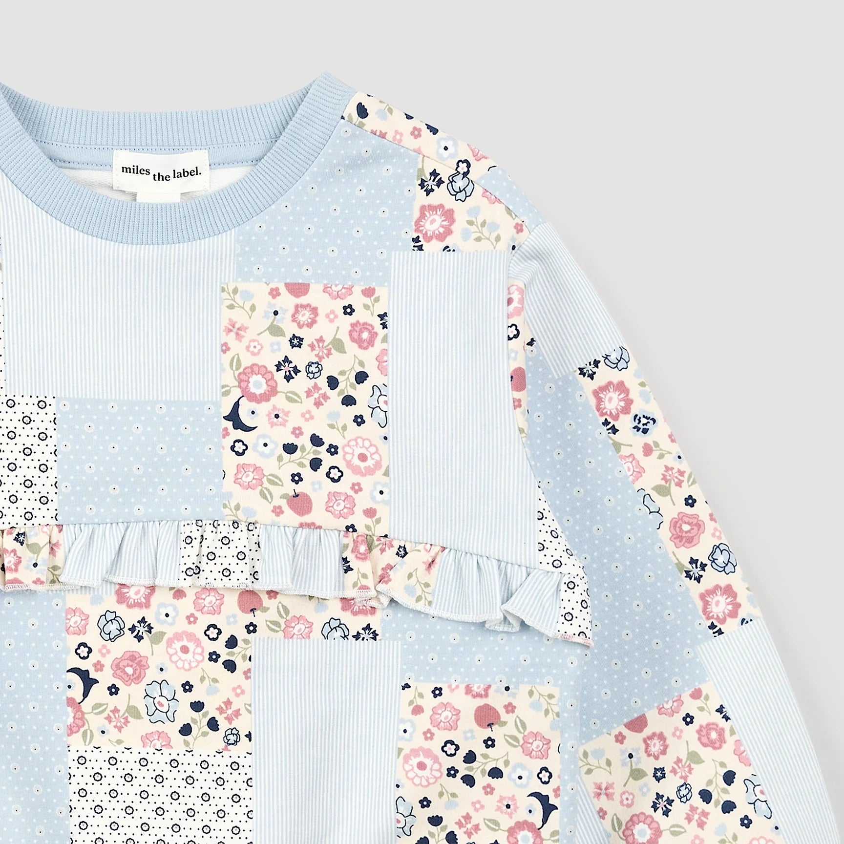 Floral Patchwork Sweatshirt & Leggings (2 piece set)