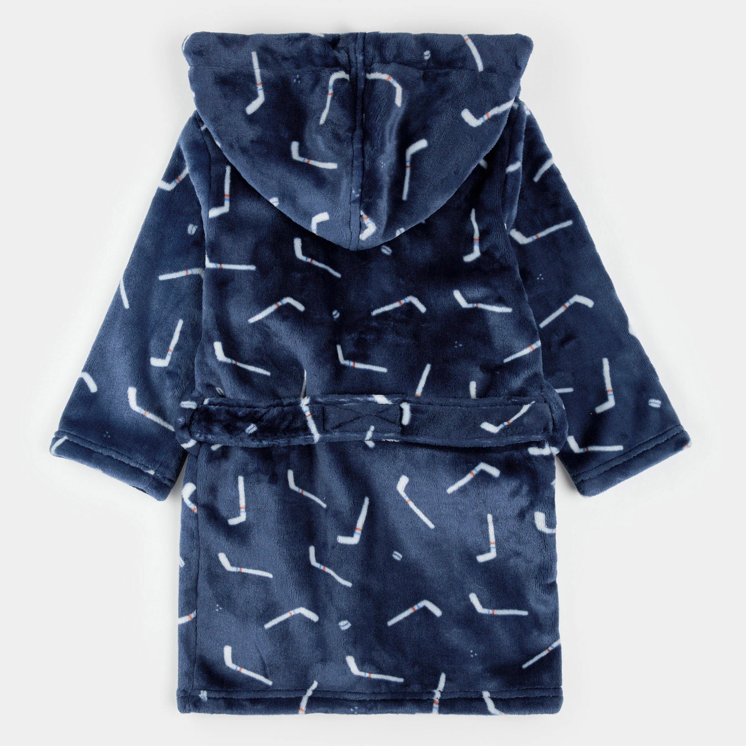Hockey Sticks Navy Blue Robe
