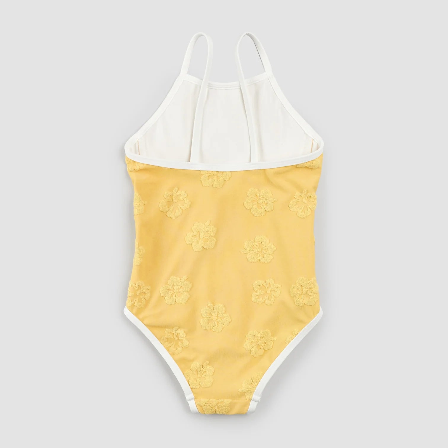 Hibiscus Print on Golden Hour Plush Swimsuit