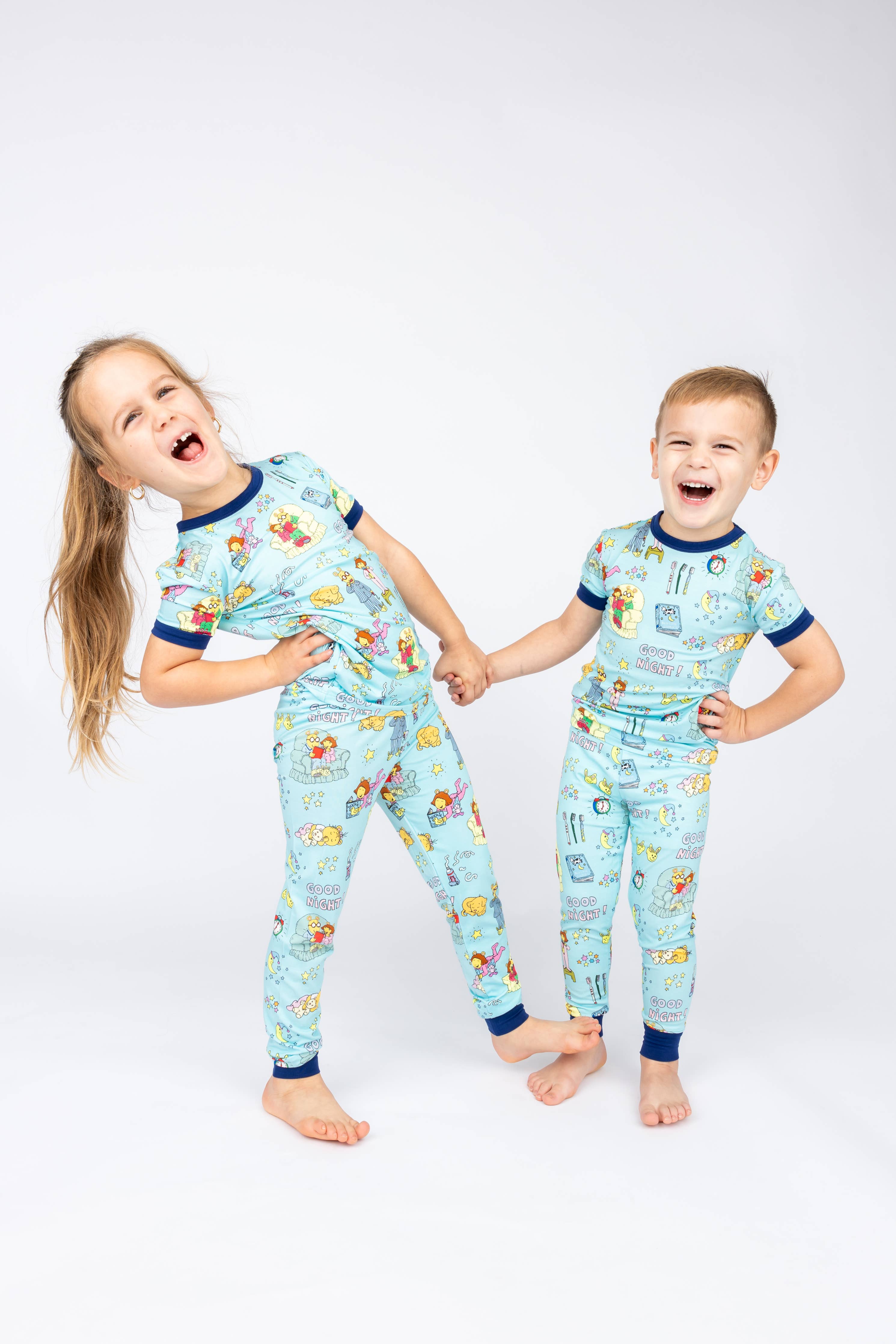 Good Night Arthur™ Bamboo Short Sleeve Kids Pajama Pants Set