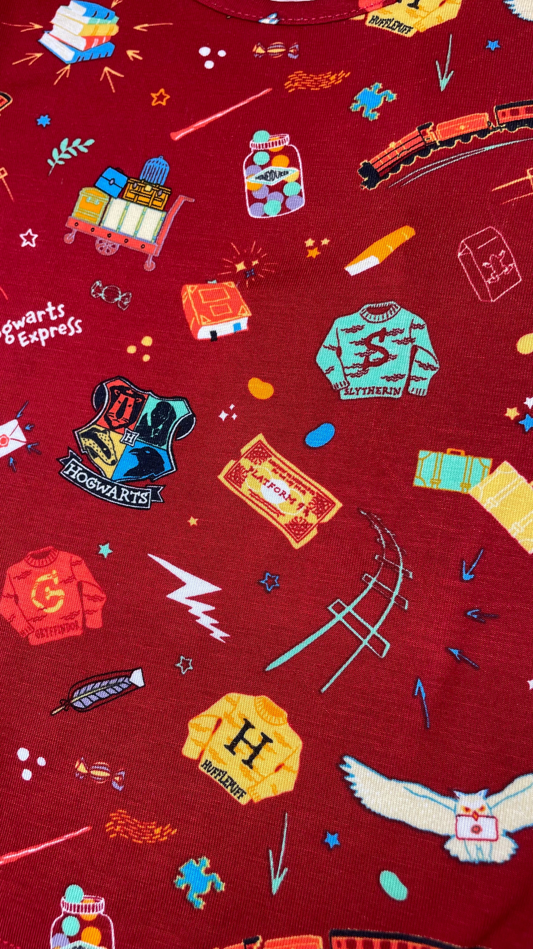 Hogwarts Express Bamboo Kids Pajama Short Set