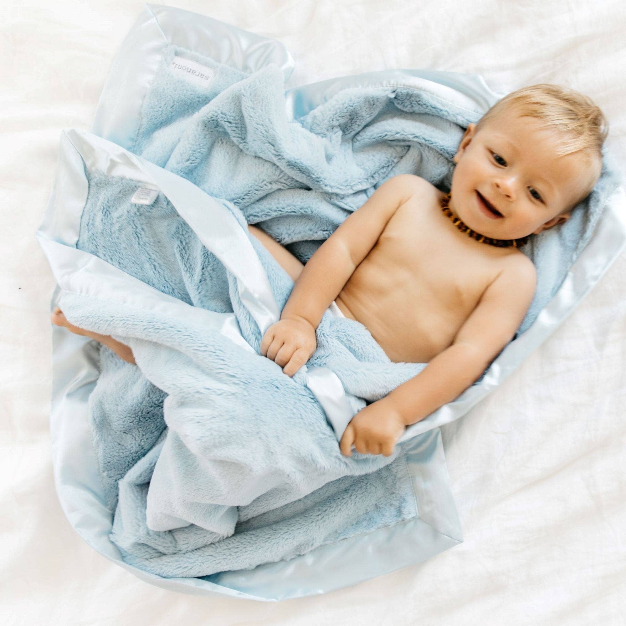 Satin Border Receiving Blankets