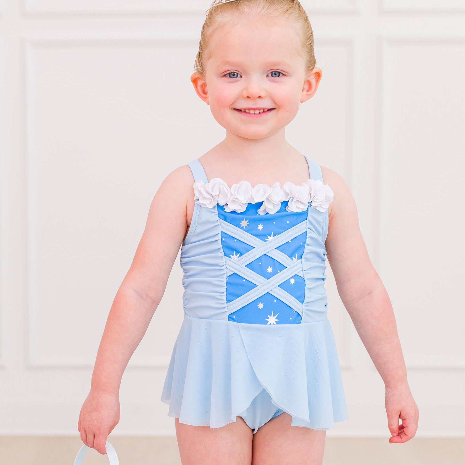 Blue Princess One Piece Swimsuit