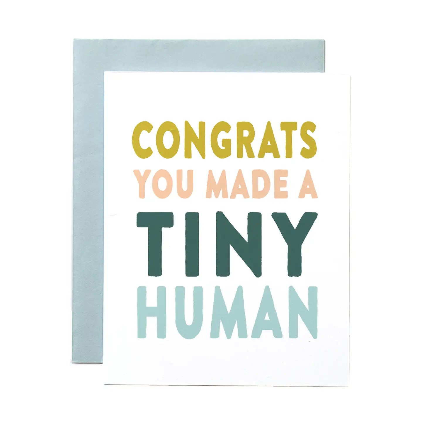 Congrats on Making a Tiny Human Baby Card