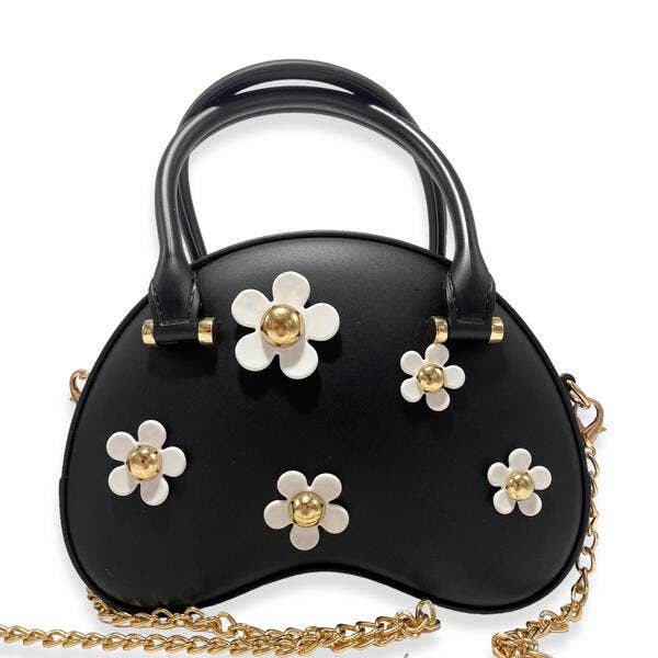 Floral Matt Jelly Dome Purse