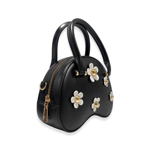 Floral Matt Jelly Dome Purse