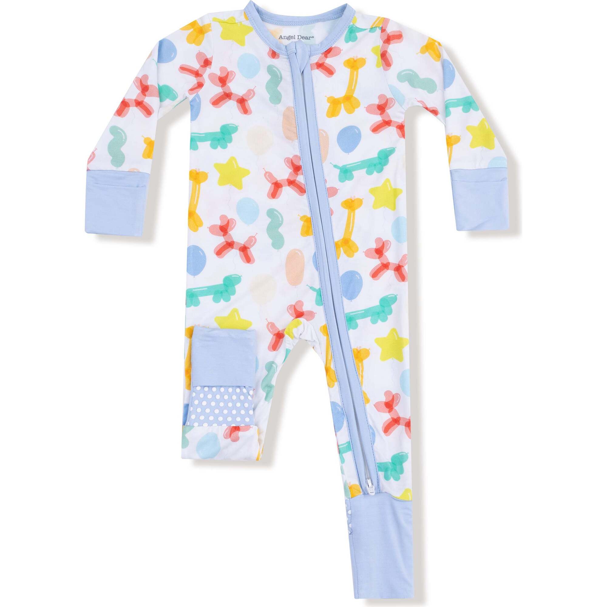 2 Way Zipper Romper | Blue Balloon Animals
