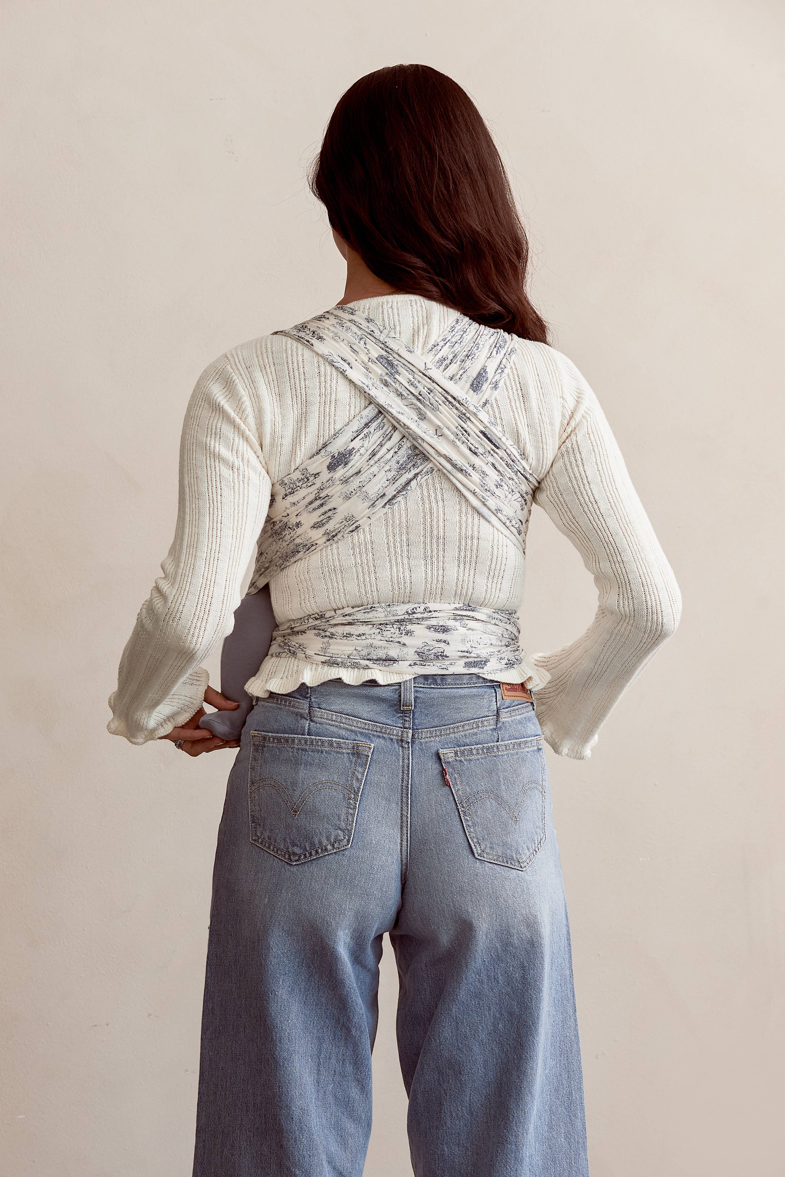 Solly Wrap | Bleu Toile