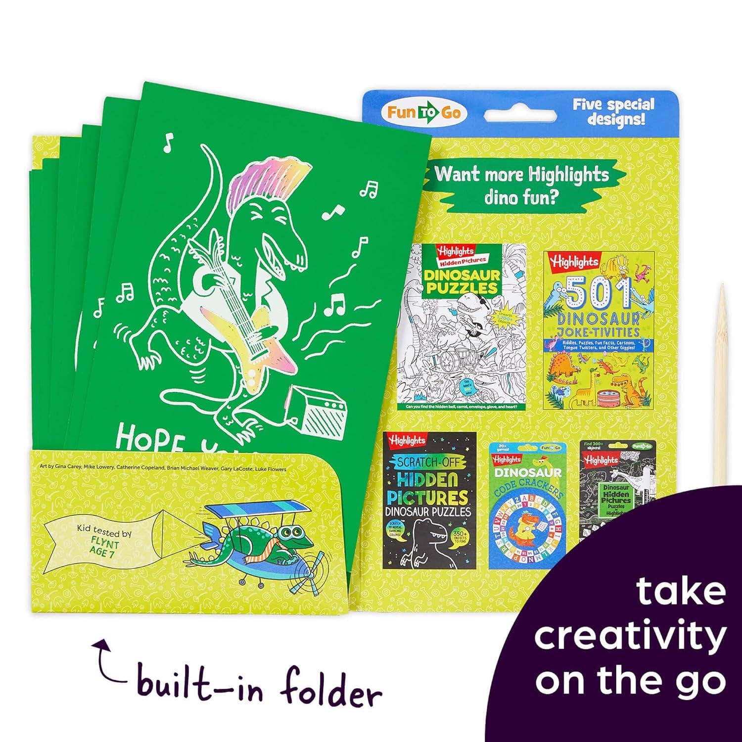 Scratch-and-Play Dinosaur Hidden Pictures