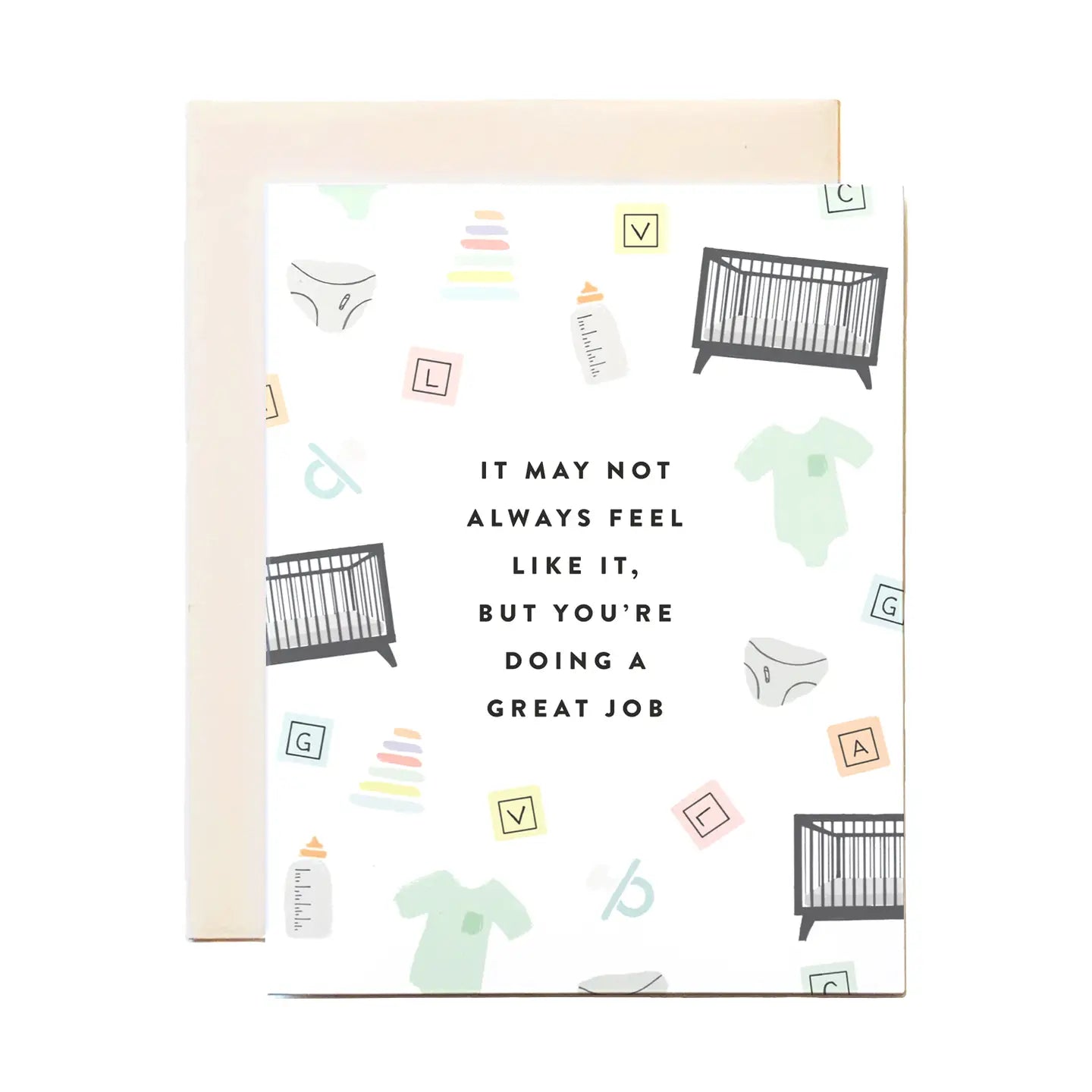 Doing a Great Job Baby Card