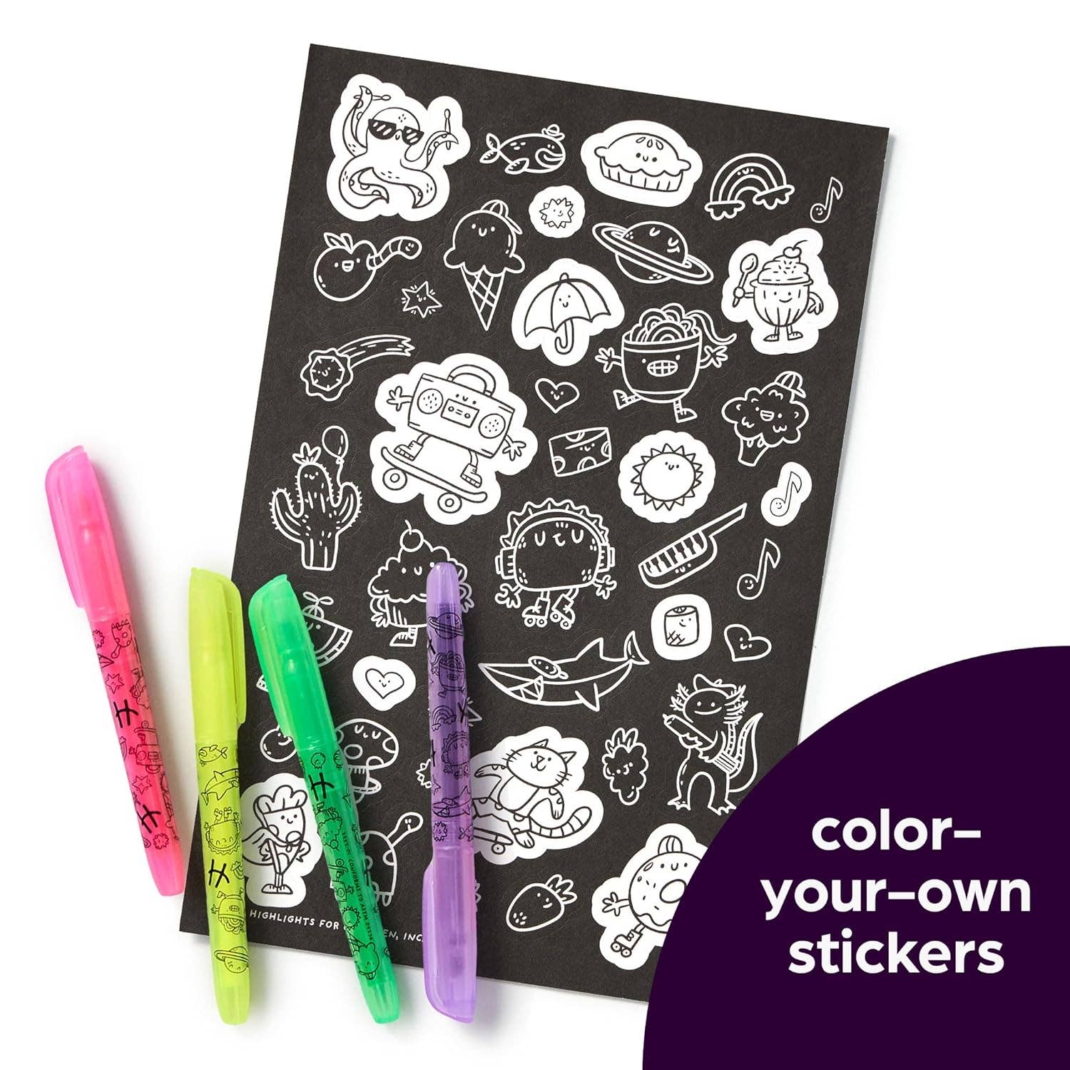 Rainbow Neon Hidden Pictures