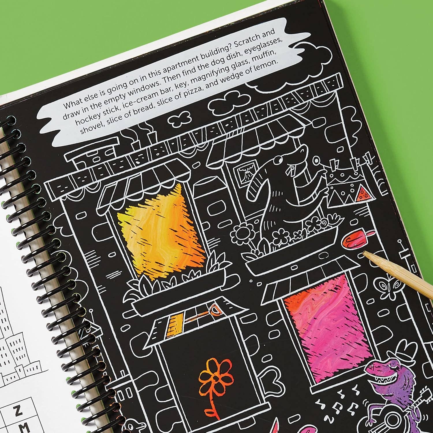 Scratch-Off Hidden Pictures Dinosaur Puzzles