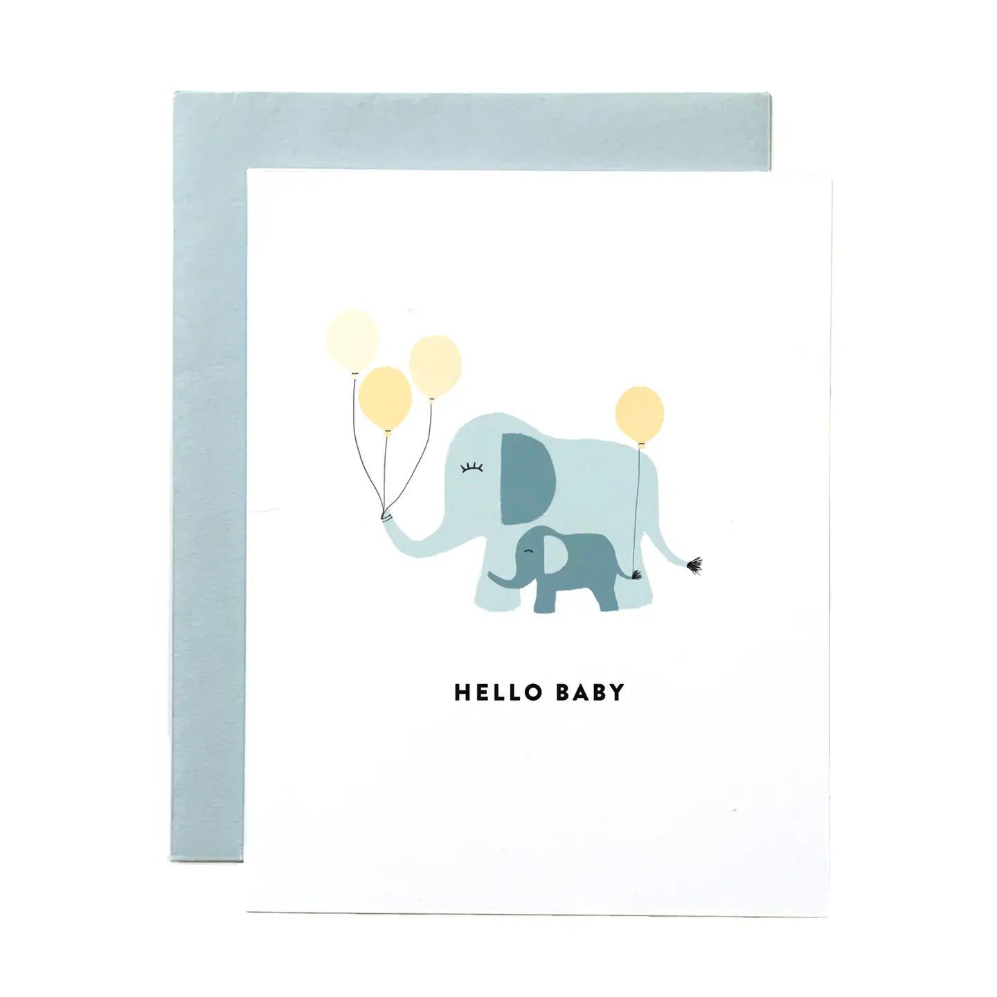 Hello Baby Elephant Card