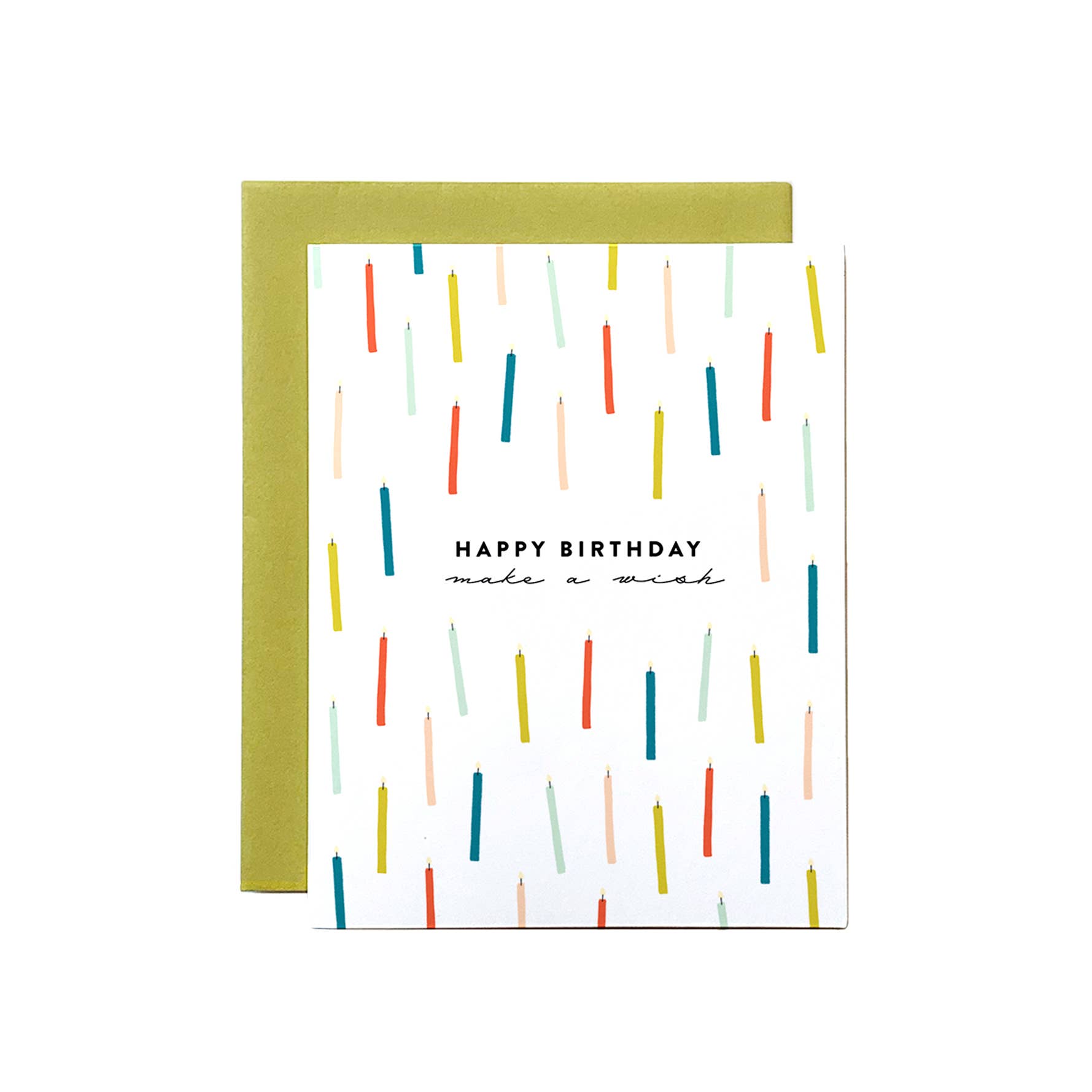 Make a Wish Birthday Candles Card