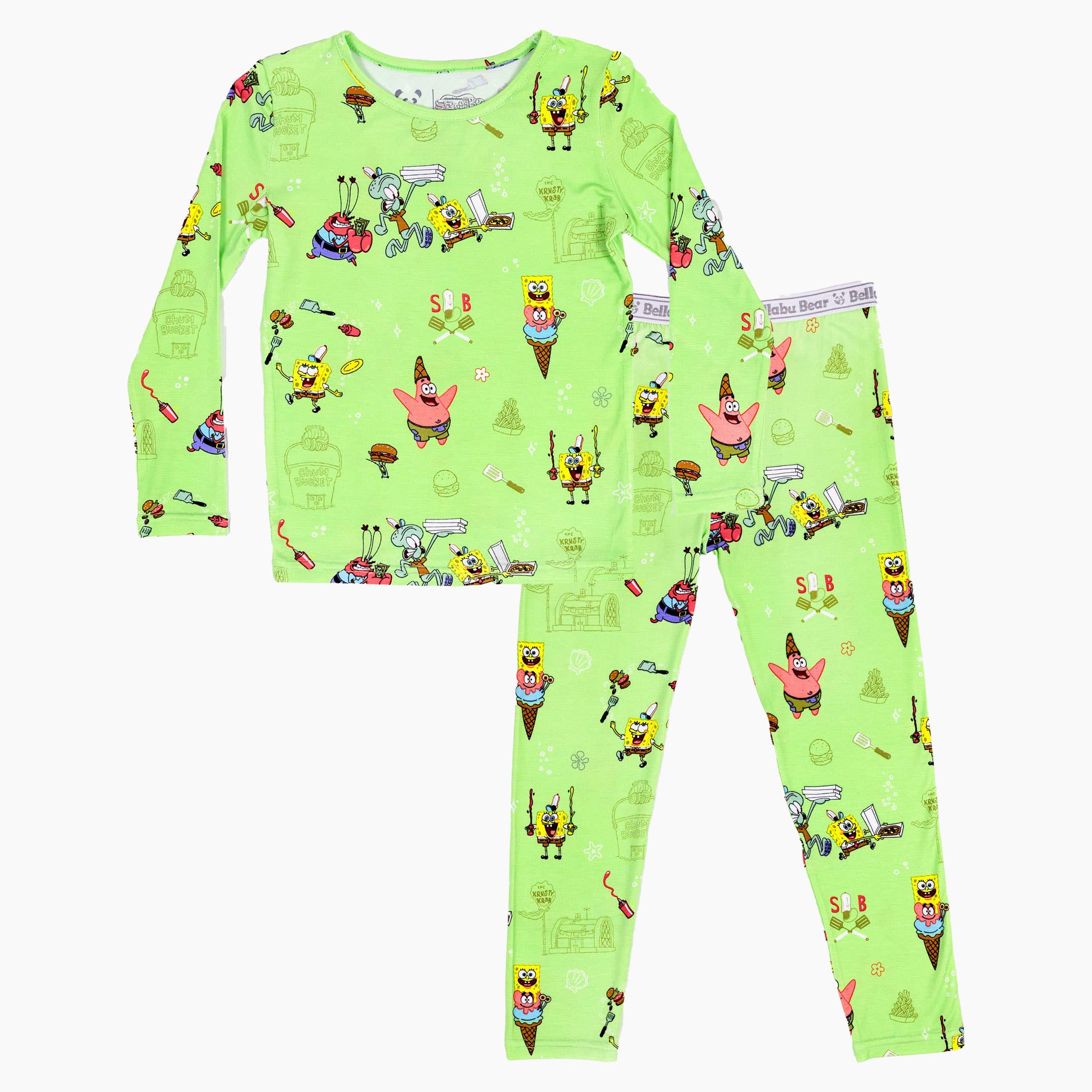 SpongeBob Foodie Kids Bamboo Pajamas