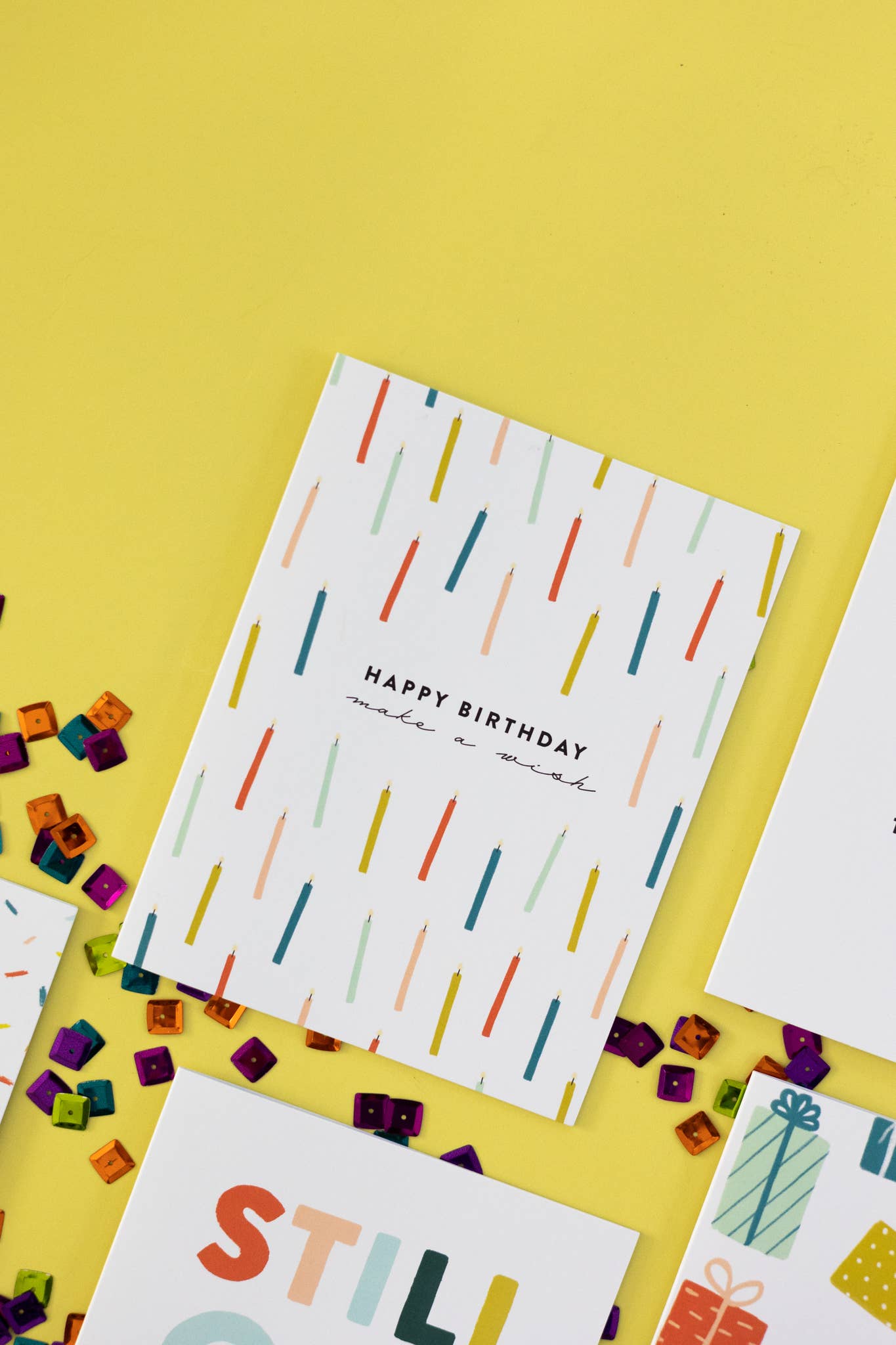 Make a Wish Birthday Candles Card