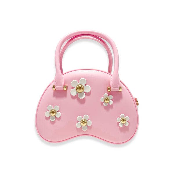 Floral Matt Jelly Dome Purse