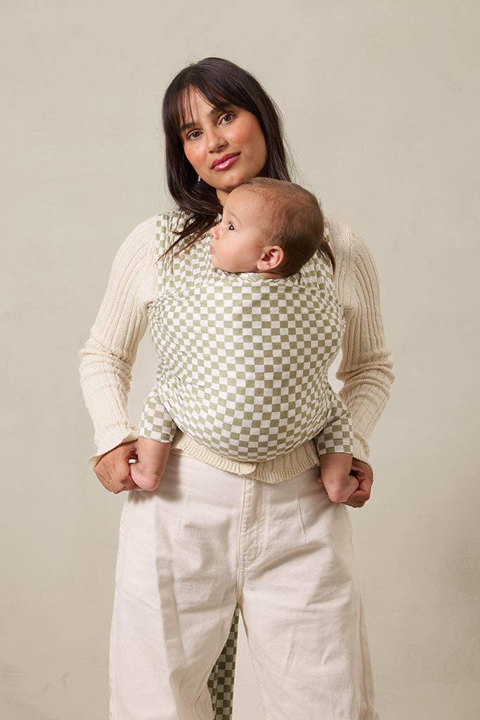 Solly Wrap | Sage Chequer