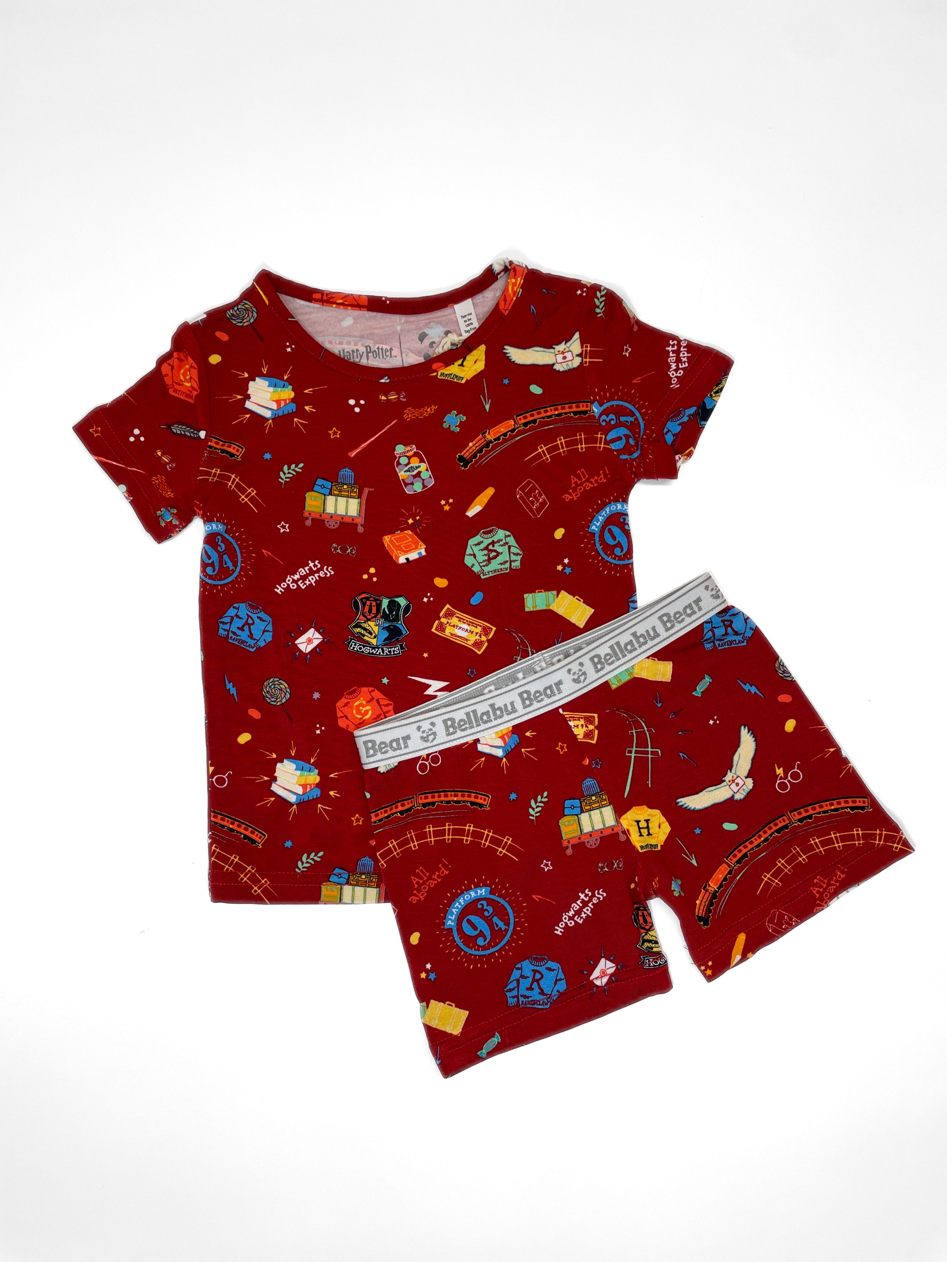 Hogwarts Express Bamboo Kids Pajama Short Set