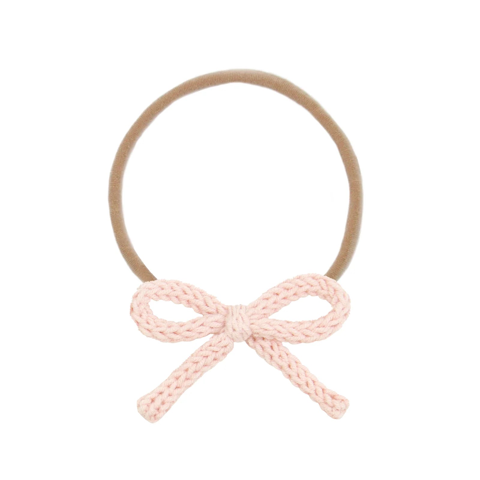 Crochet Nylon Bow Headband